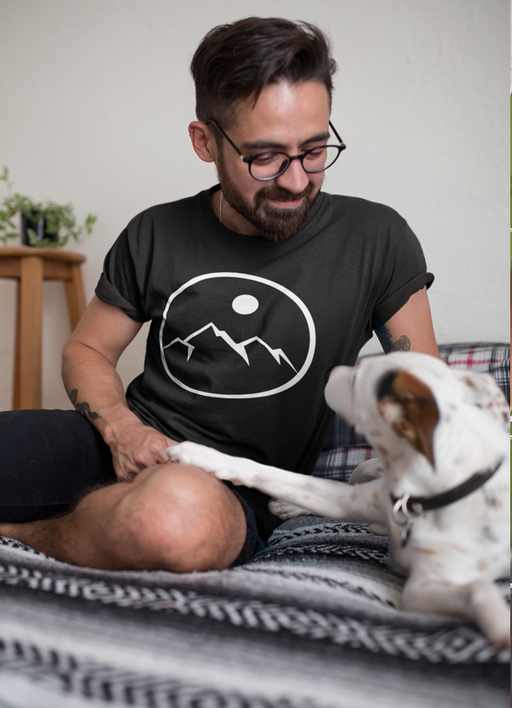 Virgin Teez T-SHIRT SMALL Mountains T-shirt