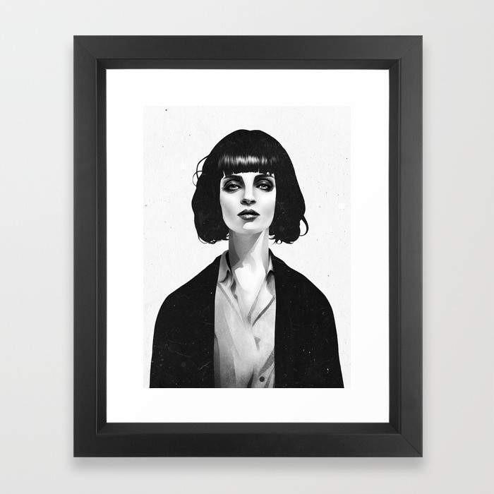 Deny Designs Framed Art Prints Mrs Mia Wallace