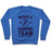 Virgin Teez  Pullover Crewneck Sweatshirt / x-small / Heathered Blue MUGGLE RUNNING TEAM - NO MAGIC NECESSARY CREWNECK SWEATSHIRT