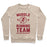 Virgin Teez  Pullover Crewneck Sweatshirt / x-small / Heathered Oatmeal MUGGLE RUNNING TEAM - NO MAGIC NECESSARY CREWNECK SWEATSHIRT