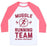 Virgin Teez  Baseball Tee Unisex Classic Baseball Tee / x-small / White/Neon Pink MUGGLE RUNNING TEAM - NO MAGIC NECESSARY UNISEX CLASSIC BASEBALL TEE