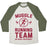 Virgin Teez  Baseball Tee Unisex Tri-Blend Baseball Tee / small / Oatmeal / Moss MUGGLE RUNNING TEAM - NO MAGIC NECESSARY UNISEX TRI-BLEND BASEBALL TEE