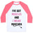 Virgin Teez  Baseball Tee Unisex Classic Baseball Tee / x-small / White/Neon Pink MUSCLES AND MASCARA UNISEX CLASSIC BASEBALL TEE