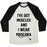 Virgin Teez  Baseball Tee Unisex Tri-Blend Baseball Tee / small / Oatmeal / Black MUSCLES AND MASCARA UNISEX TRI-BLEND BASEBALL TEE