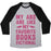 Virgin Teez  Baseball Tee Unisex Tri-Blend Baseball Tee / small / Athletic Gray / Black MY ABS ARE LIKE MY FAVORITE BOOKS, FICTIONAL (PINK) UNISEX TRI-BLEND BASEBALL TEE
