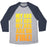 Virgin Teez  Baseball Tee Unisex Tri-Blend Baseball Tee / small / Athletic Gray / Navy MY ABS MY ABS MY ABS ARE ON FIRE! UNISEX TRI-BLEND BASEBALL TEE