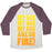 Virgin Teez  Baseball Tee Unisex Tri-Blend Baseball Tee / small / Oatmeal / Maroon MY ABS MY ABS MY ABS ARE ON FIRE! UNISEX TRI-BLEND BASEBALL TEE