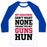 Virgin Teez  Baseball Tee Unisex Classic Baseball Tee / x-small / White/Blue MY ANACONDA DON'T WANT NONE UNLESS YOU GOT GUNS HUN UNISEX CLASSIC BASEBALL TEE