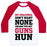 Virgin Teez  Baseball Tee Unisex Classic Baseball Tee / x-small / White/Red MY ANACONDA DON'T WANT NONE UNLESS YOU GOT GUNS HUN UNISEX CLASSIC BASEBALL TEE