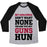 Virgin Teez  Baseball Tee Unisex Tri-Blend Baseball Tee / small / Athletic Gray / Black MY ANACONDA DON'T WANT NONE UNLESS YOU GOT GUNS HUN UNISEX TRI-BLEND BASEBALL TEE