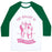 Virgin Teez  Baseball Tee Unisex Classic Baseball Tee / x-small / White/Dark Green MY BALLET IS EN POINTE UNISEX CLASSIC BASEBALL TEE