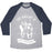 Virgin Teez  Baseball Tee Unisex Tri-Blend Baseball Tee / small / Athletic Gray / Navy MY BALLET IS EN POINTE UNISEX TRI-BLEND BASEBALL TEE