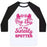Virgin Teez  Baseball Tee Unisex Classic Baseball Tee / x-small / White/Black MY BIG IS MY SISTERLY SPOTTER UNISEX CLASSIC BASEBALL TEE