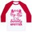 Virgin Teez  Baseball Tee Unisex Classic Baseball Tee / x-small / White/Red MY BIG IS MY SISTERLY SPOTTER UNISEX CLASSIC BASEBALL TEE