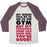 Virgin Teez  Baseball Tee Unisex Tri-Blend Baseball Tee / small / Oatmeal / Maroon MY BIKINI SAYS GYM BUT MY SWEATPANTS SAY COUCH UNISEX TRI-BLEND BASEBALL TEE