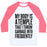 Virgin Teez  Baseball Tee Unisex Classic Baseball Tee / x-small / White/Neon Pink MY BODY IS A TEMPLE UNISEX CLASSIC BASEBALL TEE