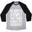 Virgin Teez  Baseball Tee Unisex Tri-Blend Baseball Tee / small / Athletic Gray / Black MY BODY IS A TEMPLE UNISEX TRI-BLEND BASEBALL TEE