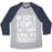 Virgin Teez  Baseball Tee Unisex Tri-Blend Baseball Tee / small / Athletic Gray / Navy MY BODY IS A TEMPLE UNISEX TRI-BLEND BASEBALL TEE