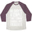 Virgin Teez  Baseball Tee Unisex Tri-Blend Baseball Tee / small / Oatmeal / Maroon MY BODY IS A TEMPLE UNISEX TRI-BLEND BASEBALL TEE