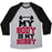 Virgin Teez  Baseball Tee Unisex Tri-Blend Baseball Tee / small / Athletic Gray / Black MY BODY IS MY HOBBY UNISEX TRI-BLEND BASEBALL TEE