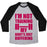 Virgin Teez  Baseball Tee Unisex Tri-Blend Baseball Tee / small / Athletic Gray / Black MY BODY'S JUST BUFFERING UNISEX TRI-BLEND BASEBALL TEE