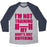 Virgin Teez  Baseball Tee Unisex Tri-Blend Baseball Tee / small / Athletic Gray / Navy MY BODY'S JUST BUFFERING UNISEX TRI-BLEND BASEBALL TEE