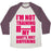 Virgin Teez  Baseball Tee Unisex Tri-Blend Baseball Tee / small / Oatmeal / Maroon MY BODY'S JUST BUFFERING UNISEX TRI-BLEND BASEBALL TEE
