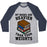 Virgin Teez  Baseball Tee Unisex Tri-Blend Baseball Tee / small / Athletic Gray / Navy MY BOOKS ARE HEAVIER THAN YOUR WEIGHTS UNISEX TRI-BLEND BASEBALL TEE