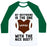 Virgin Teez  Baseball Tee Unisex Classic Baseball Tee / x-small / White/Dark Green MY BOYFRIEND IS THE ONE UNISEX CLASSIC BASEBALL TEE