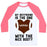 Virgin Teez  Baseball Tee Unisex Classic Baseball Tee / x-small / White/Neon Pink MY BOYFRIEND IS THE ONE UNISEX CLASSIC BASEBALL TEE