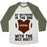 Virgin Teez  Baseball Tee Unisex Tri-Blend Baseball Tee / small / Oatmeal / Moss MY BOYFRIEND IS THE ONE UNISEX TRI-BLEND BASEBALL TEE