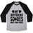 Virgin Teez  Baseball Tee Unisex Tri-Blend Baseball Tee / small / Athletic Gray / Black MY BOYFRIEND SCORES MORE THAN YOURS (BASKETBALL) UNISEX TRI-BLEND BASEBALL TEE