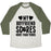 Virgin Teez  Baseball Tee Unisex Tri-Blend Baseball Tee / small / Oatmeal / Moss MY BOYFRIEND SCORES MORE THAN YOURS (BASKETBALL) UNISEX TRI-BLEND BASEBALL TEE