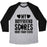 Virgin Teez  Baseball Tee Unisex Tri-Blend Baseball Tee / small / Athletic Gray / Black MY BOYFRIEND SCORES MORE THAN YOURS (FOOTBALL) UNISEX TRI-BLEND BASEBALL TEE