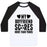 Virgin Teez  Baseball Tee Unisex Classic Baseball Tee / x-small / White/Black MY BOYFRIEND SCORES MORE THAN YOURS (SOCCER) UNISEX CLASSIC BASEBALL TEE
