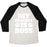 Virgin Teez  Baseball Tee Unisex Tri-Blend Baseball Tee / small / Oatmeal / Black MY BRACKET IS BOSS UNISEX TRI-BLEND BASEBALL TEE