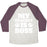 Virgin Teez  Baseball Tee Unisex Tri-Blend Baseball Tee / small / Oatmeal / Maroon MY BRACKET IS BOSS UNISEX TRI-BLEND BASEBALL TEE