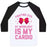Virgin Teez  Baseball Tee Unisex Classic Baseball Tee / x-small / White/Black MY CARDIO IS FIGHTING EVIL BY MOONLIGHT UNISEX CLASSIC BASEBALL TEE