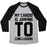 Virgin Teez  Baseball Tee Unisex Tri-Blend Baseball Tee / small / Athletic Gray / Black MY CARDIO IS JUMPING TO CONCLUSIONS UNISEX TRI-BLEND BASEBALL TEE
