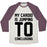 Virgin Teez  Baseball Tee Unisex Tri-Blend Baseball Tee / small / Oatmeal / Maroon MY CARDIO IS JUMPING TO CONCLUSIONS UNISEX TRI-BLEND BASEBALL TEE