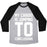 Virgin Teez  Baseball Tee Unisex Tri-Blend Baseball Tee / small / Athletic Gray / Black MY CARDIO IS JUMPING TO CONCLUSIONS WHITE PRINT UNISEX TRI-BLEND BASEBALL TEE