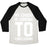 Virgin Teez  Baseball Tee Unisex Tri-Blend Baseball Tee / small / Oatmeal / Black MY CARDIO IS JUMPING TO CONCLUSIONS WHITE PRINT UNISEX TRI-BLEND BASEBALL TEE