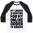 Virgin Teez  Baseball Tee Unisex Classic Baseball Tee / x-small / White/Black MY CARDIO IS WAITING FOR MY ONLINE ORDER TO ARRIVE UNISEX CLASSIC BASEBALL TEE