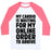 Virgin Teez  Baseball Tee Unisex Classic Baseball Tee / x-small / White/Neon Pink MY CARDIO IS WAITING FOR MY ONLINE ORDER TO ARRIVE UNISEX CLASSIC BASEBALL TEE