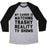 Virgin Teez  Baseball Tee Unisex Tri-Blend Baseball Tee / small / Athletic Gray / Black MY CARDIO IS WATCHING TRASHY REALITY TV SHOWS PARODY UNISEX TRI-BLEND BASEBALL TEE