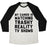 Virgin Teez  Baseball Tee Unisex Tri-Blend Baseball Tee / small / Oatmeal / Black MY CARDIO IS WATCHING TRASHY REALITY TV SHOWS PARODY UNISEX TRI-BLEND BASEBALL TEE