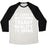 Virgin Teez  Baseball Tee Unisex Tri-Blend Baseball Tee / small / Oatmeal / Black MY CARDIO IS WATCHING TRASHY REALITY TV SHOWS PARODY WHITE PRINT UNISEX TRI-BLEND BASEBALL TEE