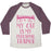 Virgin Teez  Baseball Tee Unisex Tri-Blend Baseball Tee / small / Oatmeal / Maroon MY CAT IS MY PERSONAL TRAINER UNISEX TRI-BLEND BASEBALL TEE