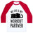 Virgin Teez  Baseball Tee Unisex Classic Baseball Tee / x-small / White/Red MY CAT IS MY WORKOUT PARTNER UNISEX CLASSIC BASEBALL TEE