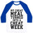 Virgin Teez  Baseball Tee Unisex Classic Baseball Tee / x-small / White/Blue MY CHEAT MEAL TURNED INTO A CHEAT WEEK UNISEX CLASSIC BASEBALL TEE